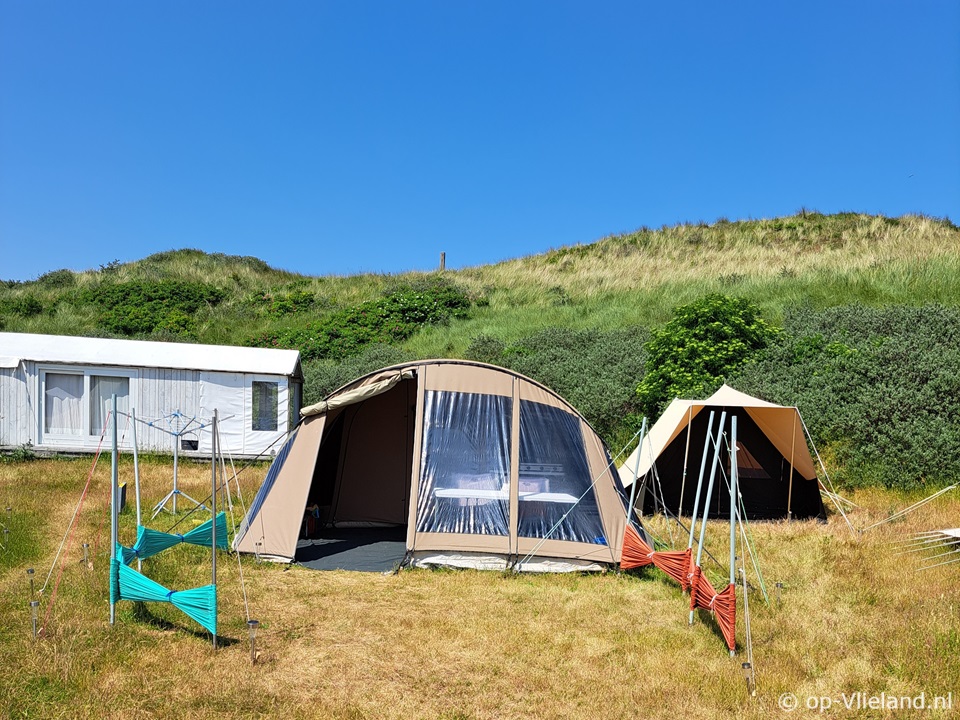 Vervoer Oplossen terugvallen Tent Brim op Vlieland