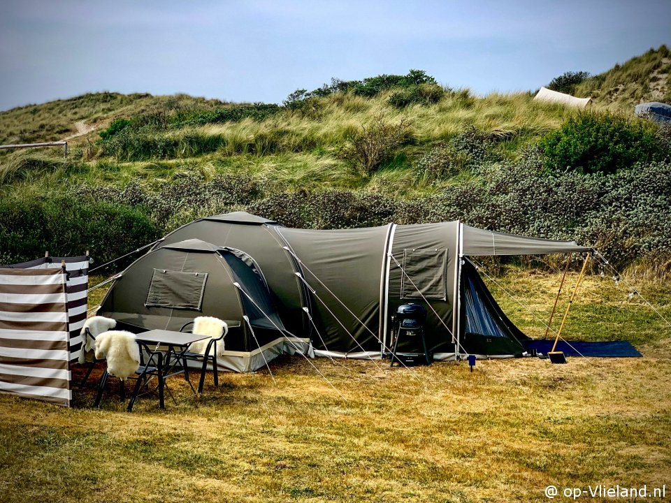 buitenaanzicht Tent van Jet