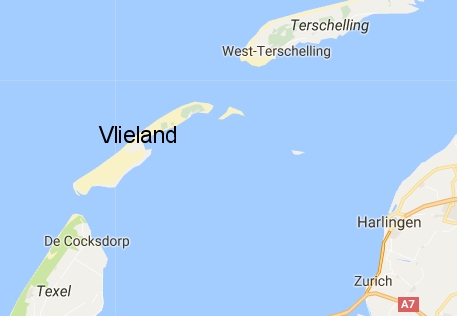 op Vakantie op Vlieland